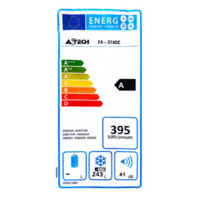 CONGELATEUR ASTECH VERTICAL 7TIROIRS PLAQUE ALUMINIUM GRIS FA374DC – Image 4